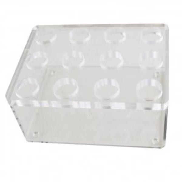 Acrylic Centrifuge Tube Rack, 50ml Tubes, 12 Capacity, Tuckmar, Mfr#: 145650